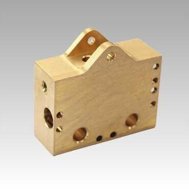 brass alloy CNC machining hydraulic valve block h59 h62