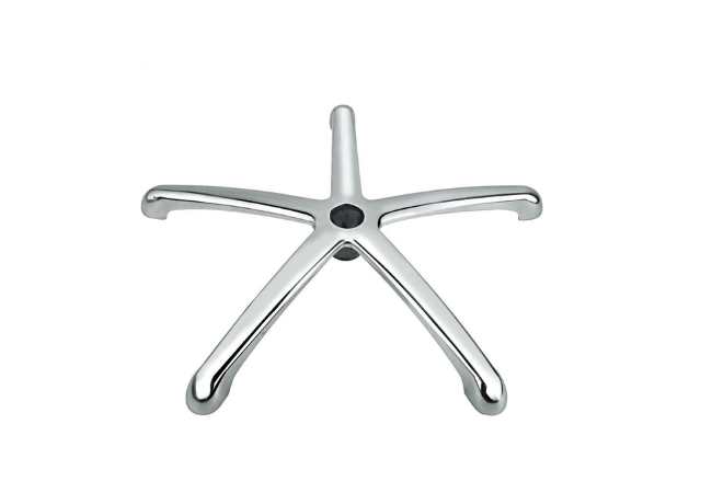 5 star chrome coating office swivel chair base