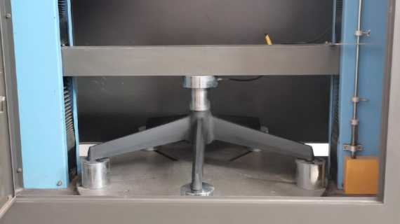 BIFMA test on aluminum 5-star office swivel Chair bases