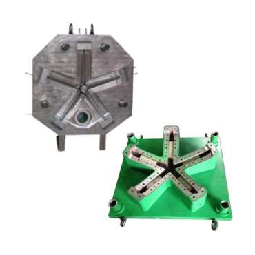 customized aluminum die casting office swivel chair base mould design and mold making supplier