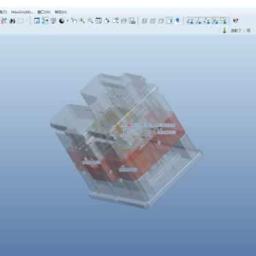 die casting mould design 3D drawing