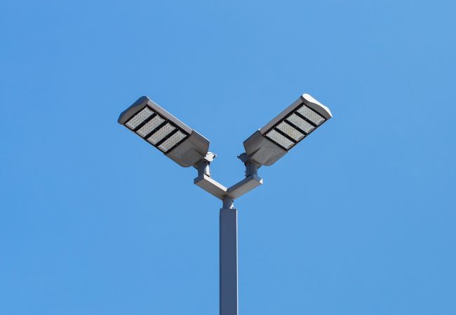 led street light housing