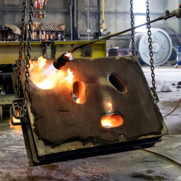 sand casting factory preheat the mould before sand casting