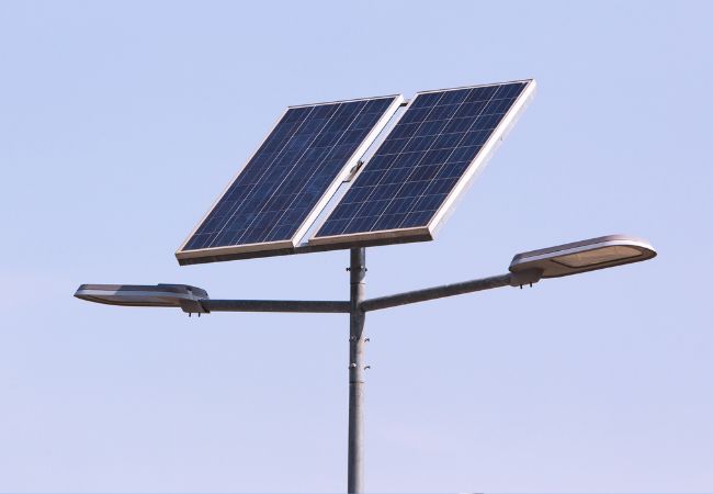 solar street light housing