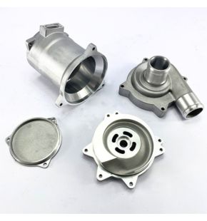 Aluminum Die Casting Water Pump Housing End Cover Parts