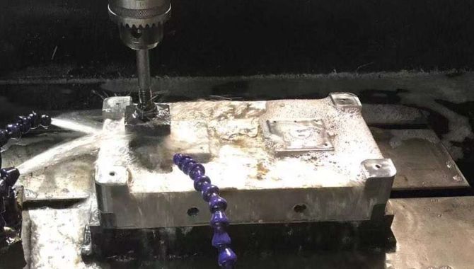 EDM process of zinc die casting mold