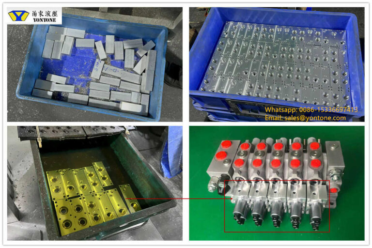 the-production-of-aluminum-alloy-hydraulic-valve-block-for-electro-hydraulic-proportional-load-multi-way-valve-YONTONE