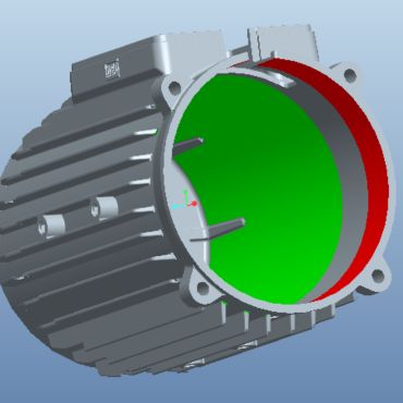 machining area of die casting motor housing, motor casing manufacturer - sales@yontone.com